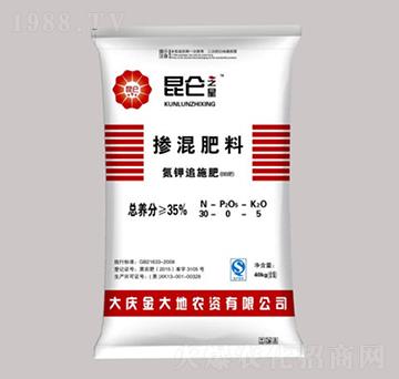氮鉀追施摻混肥料(BB肥)30-0-5-昆侖之美-永利肥業(yè)