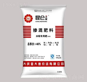 水稻專用摻混肥料(BB肥)14-16-16-昆侖之美-永利肥業(yè)