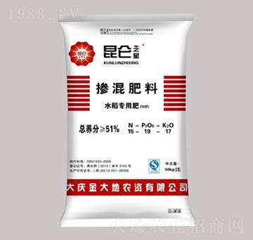 水稻專用摻混肥料(BB肥)15-19-17-昆侖之美-永利肥業(yè)