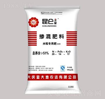 水稻專用摻混肥料(BB肥)20-14-17-昆侖之美-永利肥業(yè)