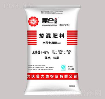 水稻專用摻混肥料(BB肥)15-16-17-昆侖之美-永利肥業(yè)
