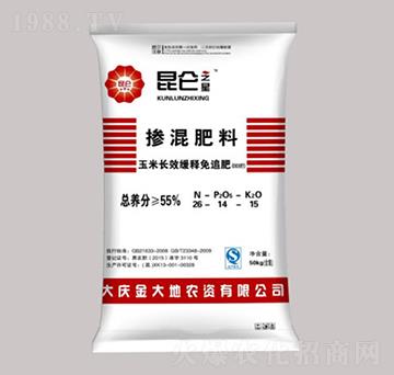 玉米長效緩釋免追摻混肥料(BB肥)26-14-15-昆侖之美-永利肥業(yè)