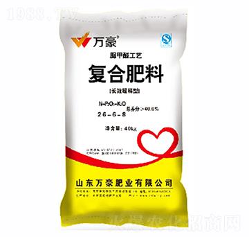 脲甲醛玉米專(zhuān)用復(fù)合肥26-6-8-萬(wàn)豪
