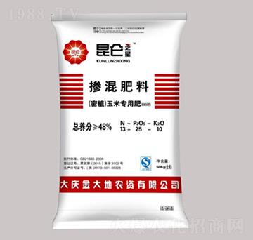 玉米(密植)專用肥摻混肥料13-25-10-昆侖之美-永利科技