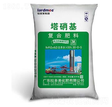 腐植酸鉀型復合肥料30-0-5(25kg)-塔硝基-拉多美化肥