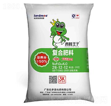 腐植酸鉀型復合肥26-12-12-青蛙王子(25kg)-拉多美化肥