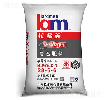 腐植酸鉀型復合肥料(出口裝)28-6-6-拉多美化肥