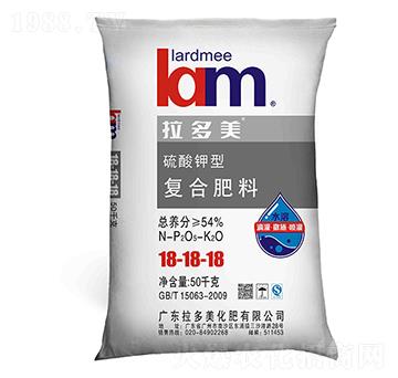 復合肥料-出口裝(18-18-18)硫酸鉀型(50kg)-拉多美化肥