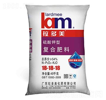 復合肥料-出口裝(18-18-18)硫酸鉀型(40kg)-拉多