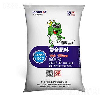 復合肥料-青蛙王子(26-12-12)腐植酸鉀型-拉多美化肥