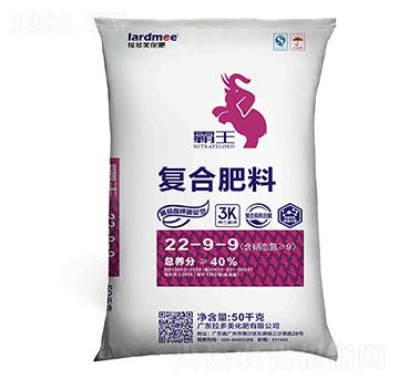 復合肥料-霸王(22-9-9)黃腐酸鉀硝硫型50kg-拉多美化肥