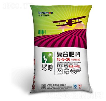 復合肥料-必尊(15-5-26)黃腐酸鉀硝硫型40kg-拉多美化肥